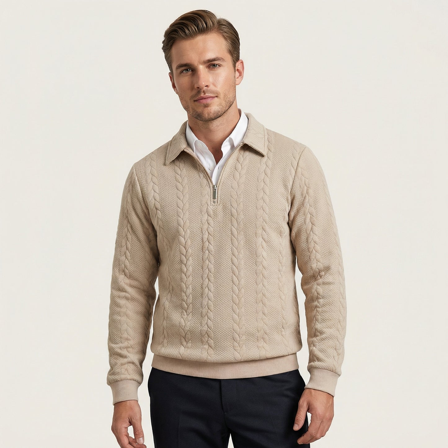 Verbier Quarter Zip Polo